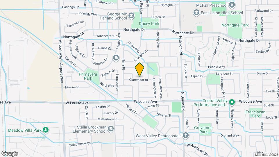 1497 Claremont Dr Map and Location Details