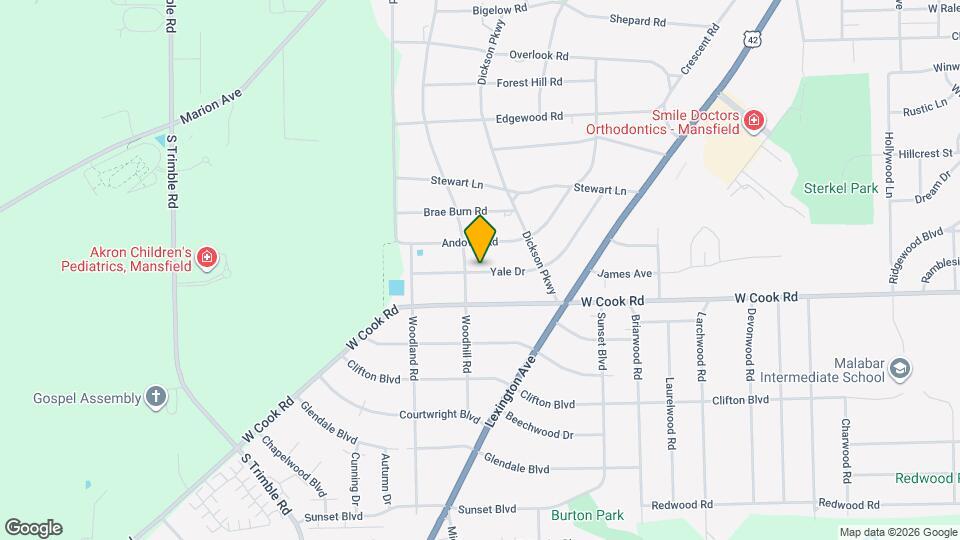 600-602-602 Yale Dr Map and Location Details