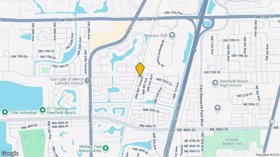 5343 NW 4th Terrace Map and Location Details
