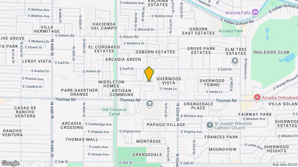 3002 N 50th St Map and Location Details