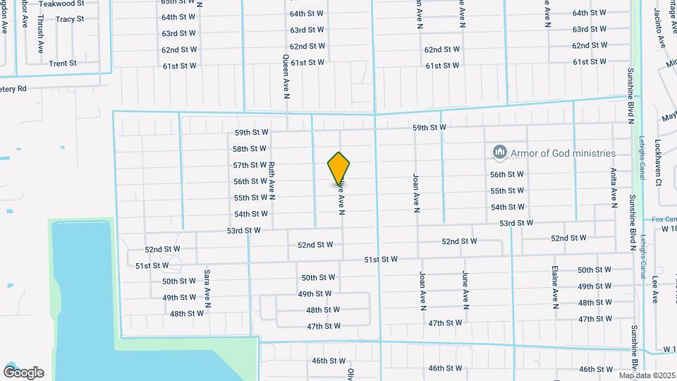 3200 55th St W Map and Location Details