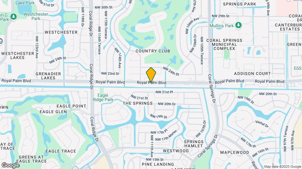 11124 Royal Palm Blvd Map and Location Details