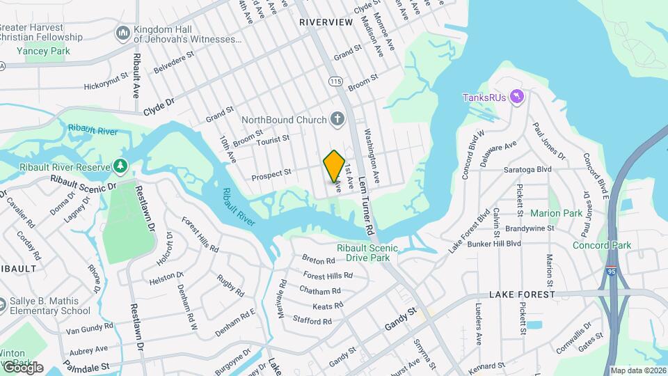 8608 2nd Ave Map and Location Details