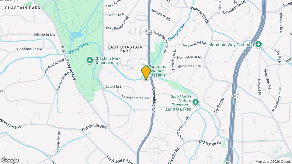 4010 Roswell Rd NE Map and Location Details