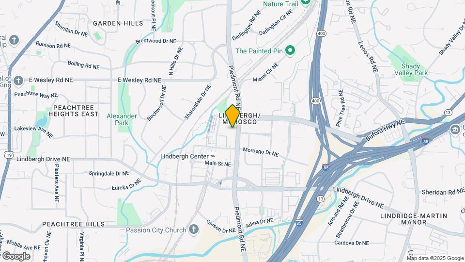 2562 Piedmont Rd Map and Location Details