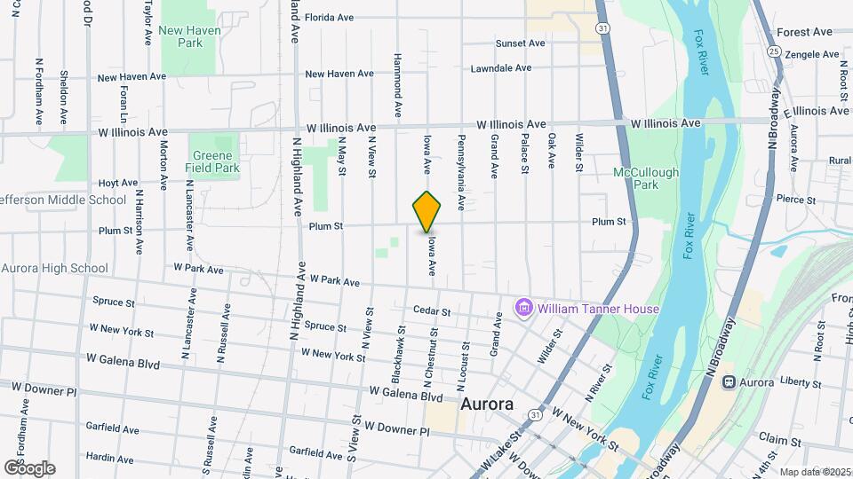 452 Iowa Ave Map and Location Details