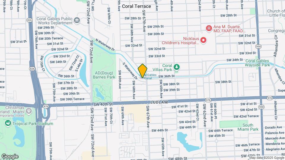 6731 S Waterway Dr Map and Location Details