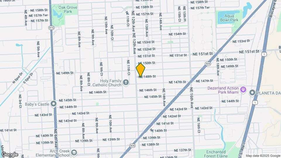 1230 NE 148th St-Unit -1230 Map and Location Details