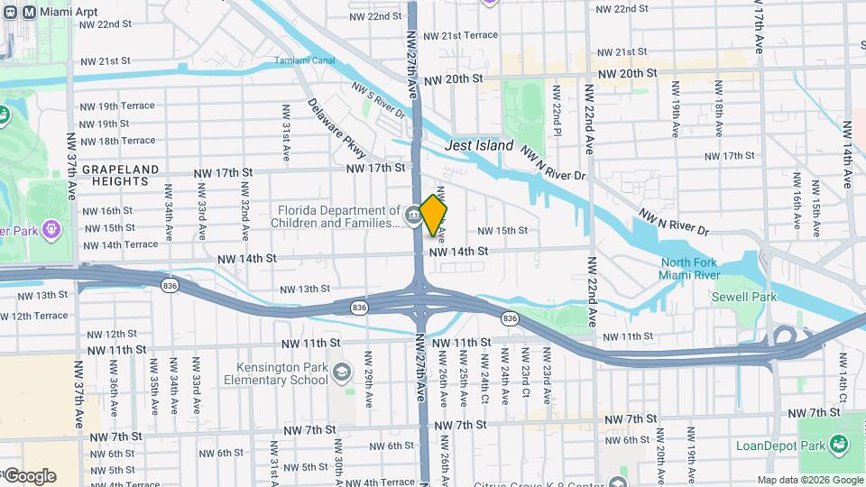 1422 NW 26th Ave Map and Location Details