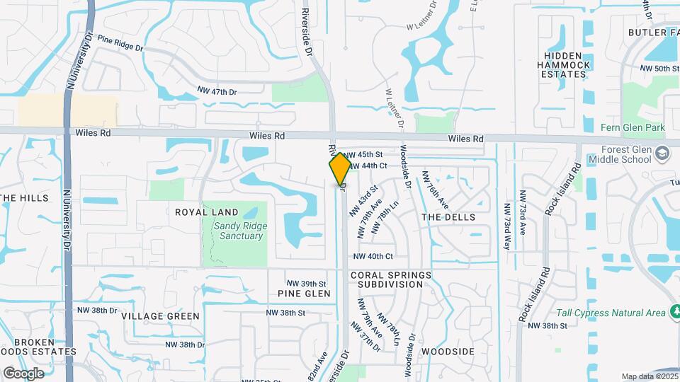 4340 Riverside Dr Map and Location Details