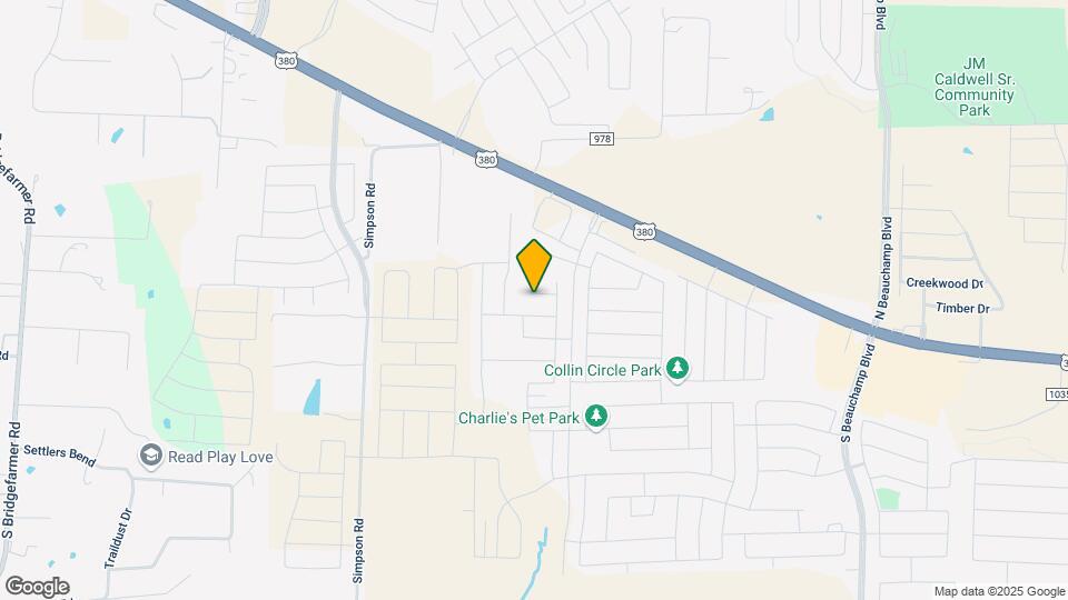 1327 Chapman Dr Map and Location Details