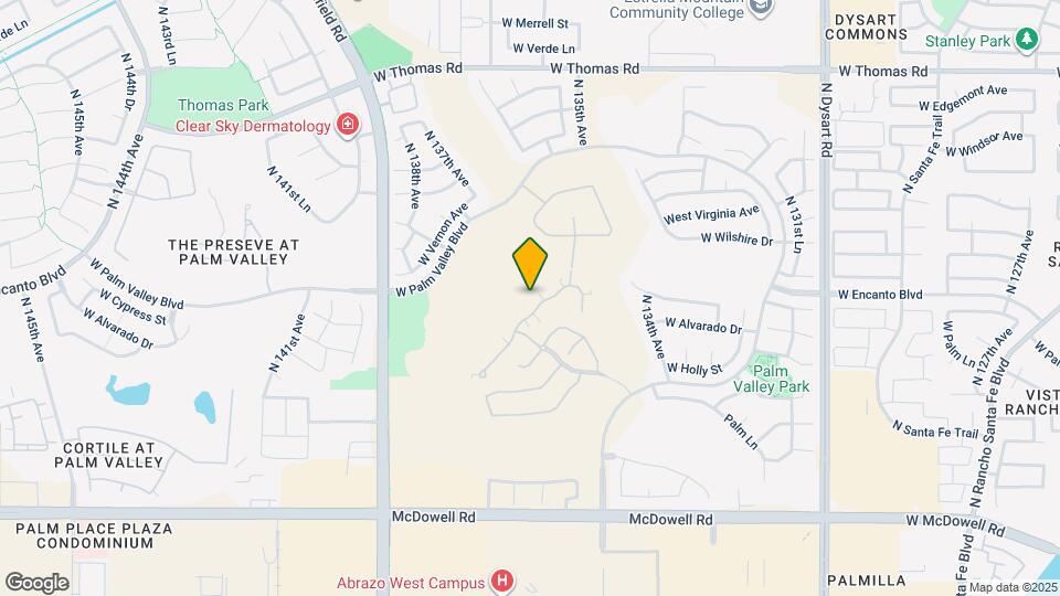 13574 W Cypress St Map and Location Details