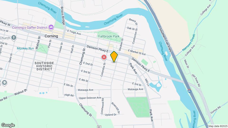 288 E 1st St Mapa y Detalles de la Ubicación