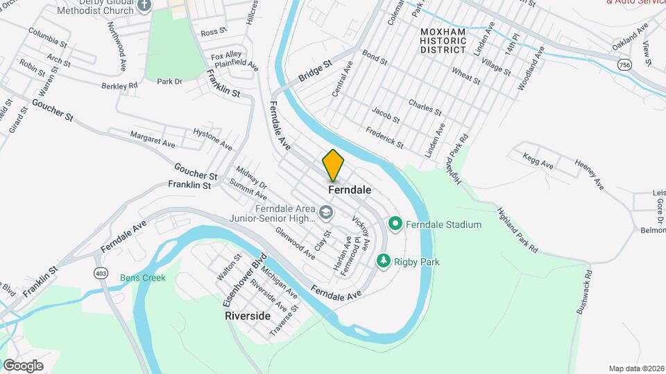 550-548 Ferndale Ave Map and Location Details