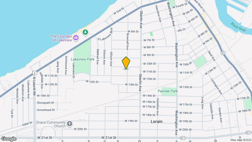 1026 Brownell Ave Mapa y Detalles de la Ubicación