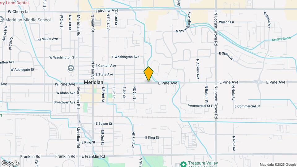 623 E Pine Ave Map and Location Details
