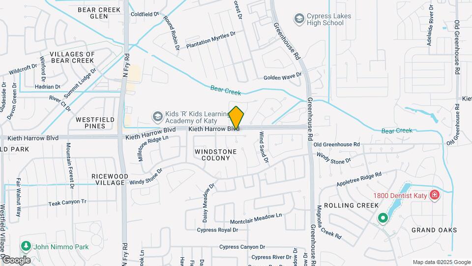 19326 Colony Trail Ln Map and Location Details