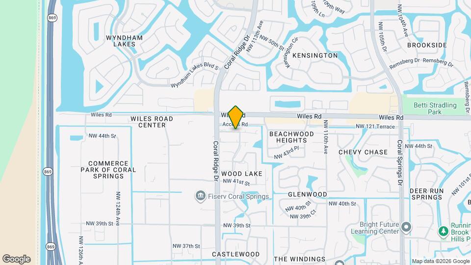 11524 NW 45th St Map and Location Details