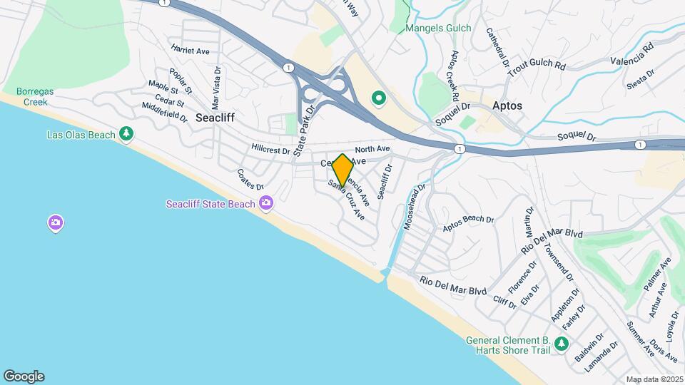 203 Santa Cruz Ave Map and Location Details
