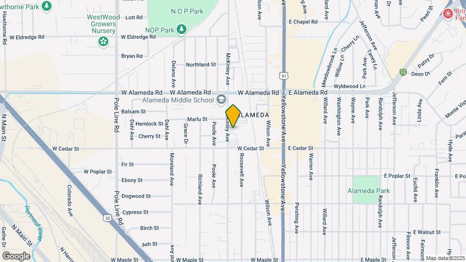 750 1/2 McKinley Ave Map and Location Details