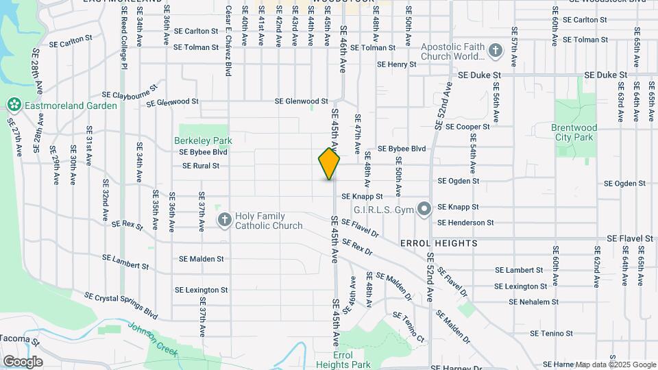 4438 SE Ogden St Mapa y Detalles de la Ubicación