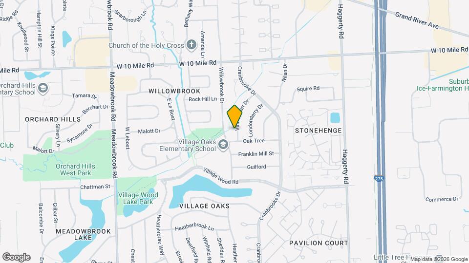 23545 Valley Starr Dr Map and Location Details