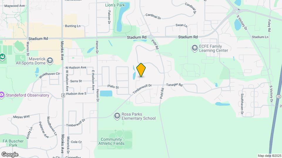 640 Timberwolf Dr, Unit 104 Mapa y Detalles de la Ubicación