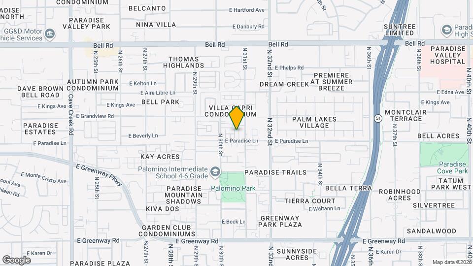 16231 N 30th Ter Mapa y Detalles de la Ubicación