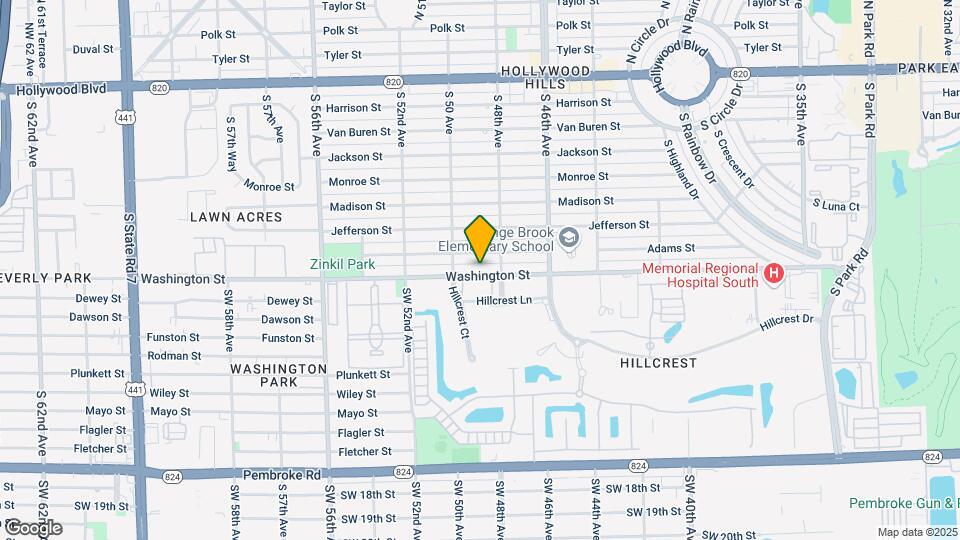 4901 Washington St Map and Location Details