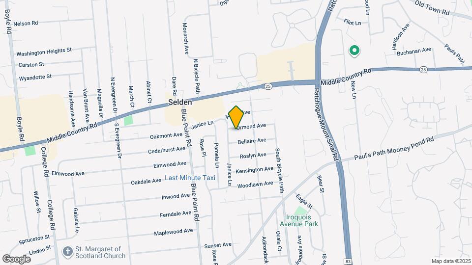 34 Ormond Ave Map and Location Details