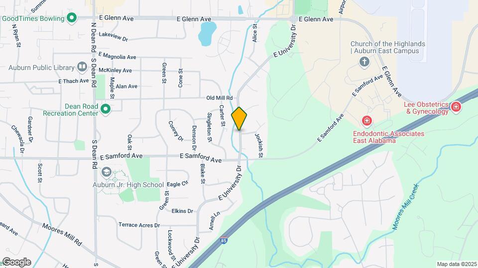 1341 E University Dr Map and Location Details