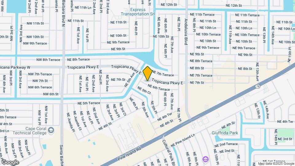535 NE 6th Terrace Map and Location Details