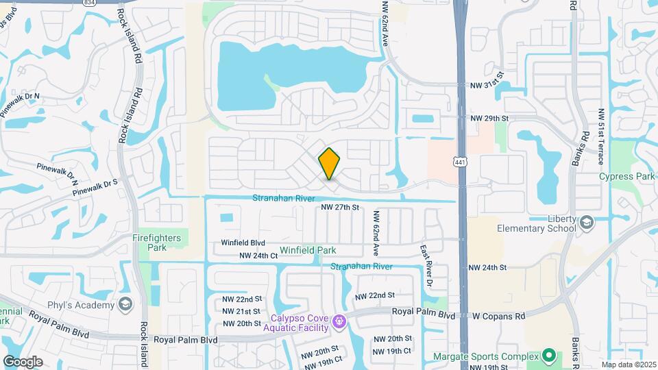 6325 NW 28th Ln Map and Location Details