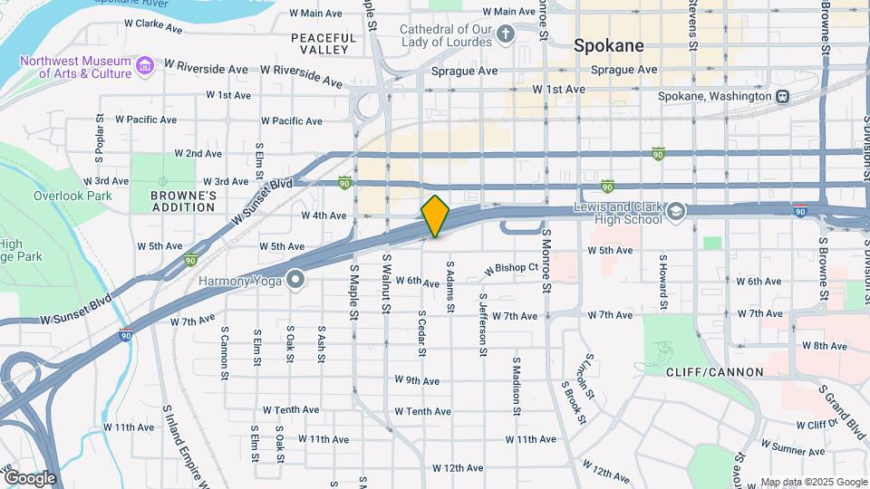 1312-1314 W 5th Ave Map and Location Details