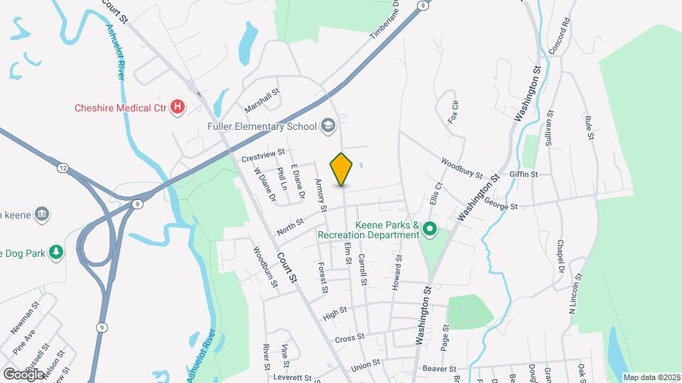 334 Elm St Map and Location Details