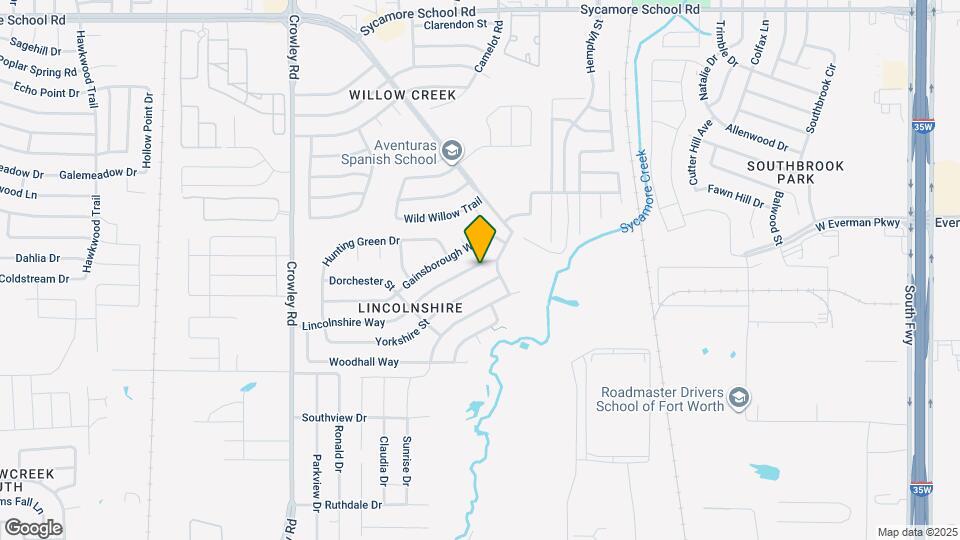 1401 Lincolnshire Way Map and Location Details