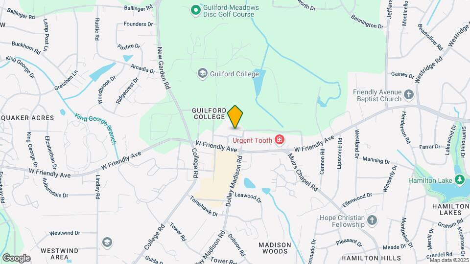 Guilford College East Map and Location Details