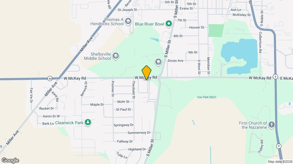 911 W McKay Rd Map and Location Details