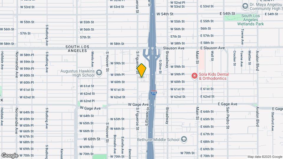 459 W 60th St Map and Location Details