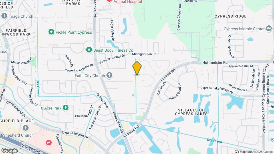 15231 Flintridge Lake Ln Map and Location Details