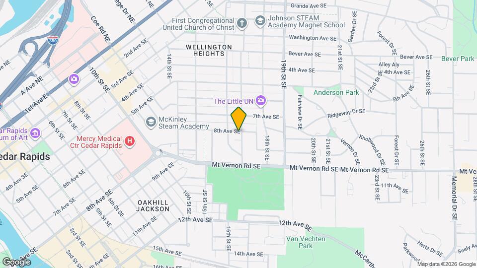 803 17th St SE Map and Location Details