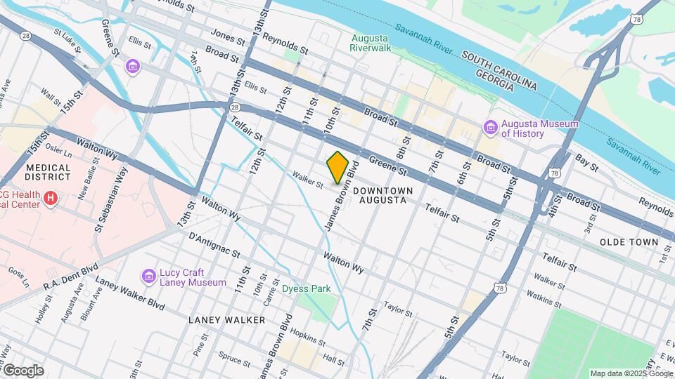 913 Walker St Map and Location Details