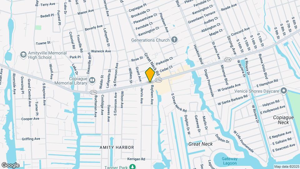 Gail Grace Estates at Copiague Mapa y Detalles de la Ubicación