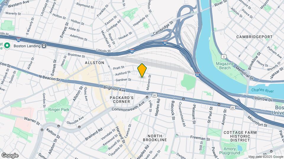 88 Gardner St, Unit 3B Map and Location Details