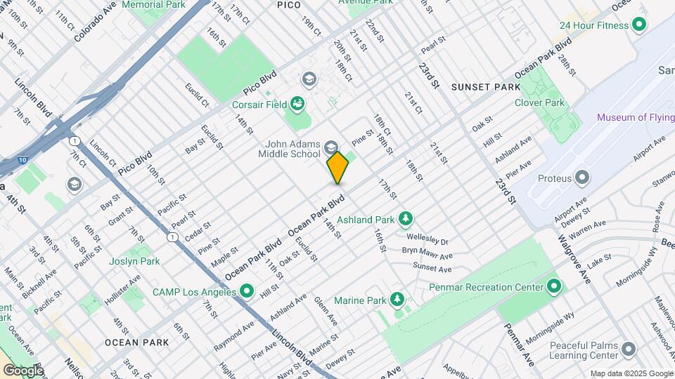 2512 16th St Map and Location Details