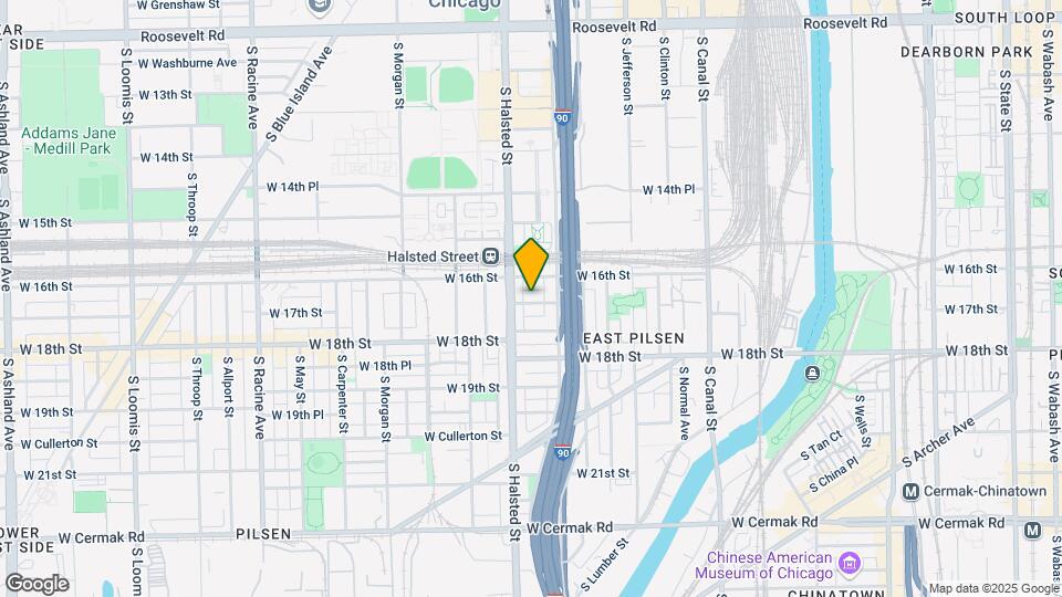 726 W 17th St Map and Location Details