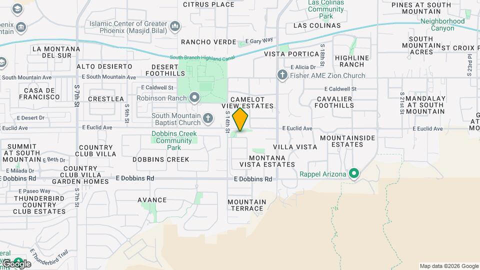 1424 E Pedro Rd Map and Location Details