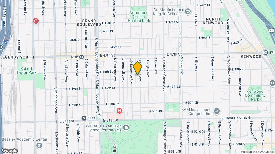 4820 S Champlain Ave Map and Location Details
