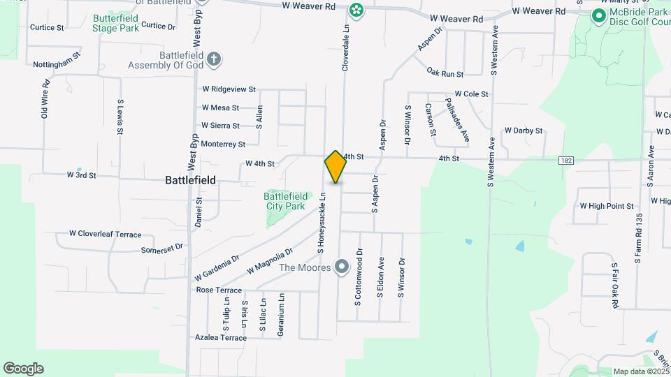 5465 Cloverdale Ln Map and Location Details