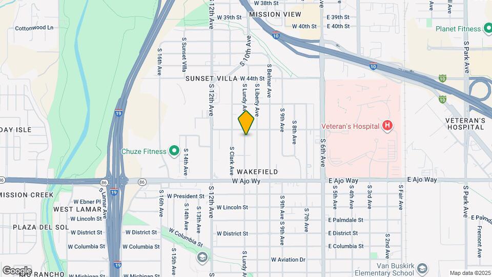 3625 S Lundy Ave Map and Location Details